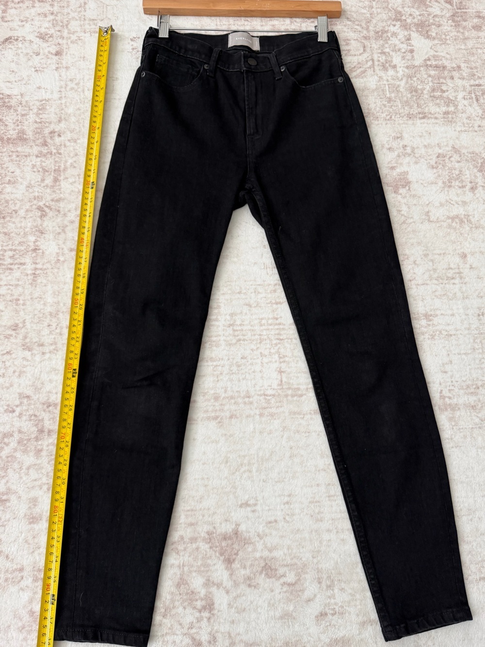 Everlane Straight Leg Black Jeans Women’s Size 27 - Picture 9 of 14